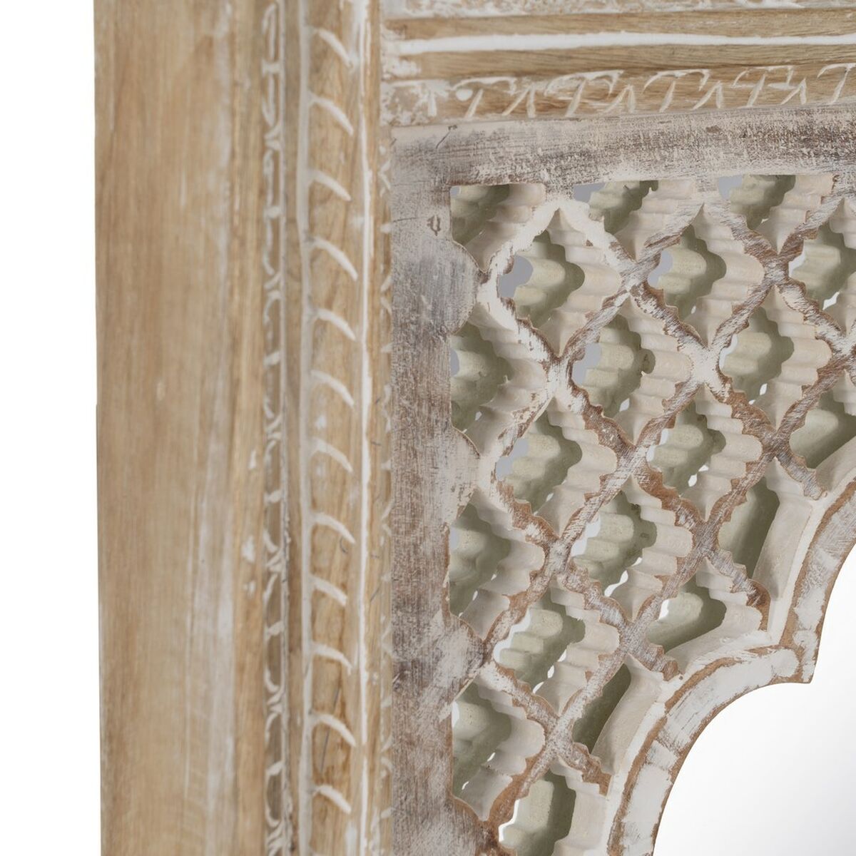 Dressing Mirror White Natural Vertical 76 x 7 x 176,5 cm